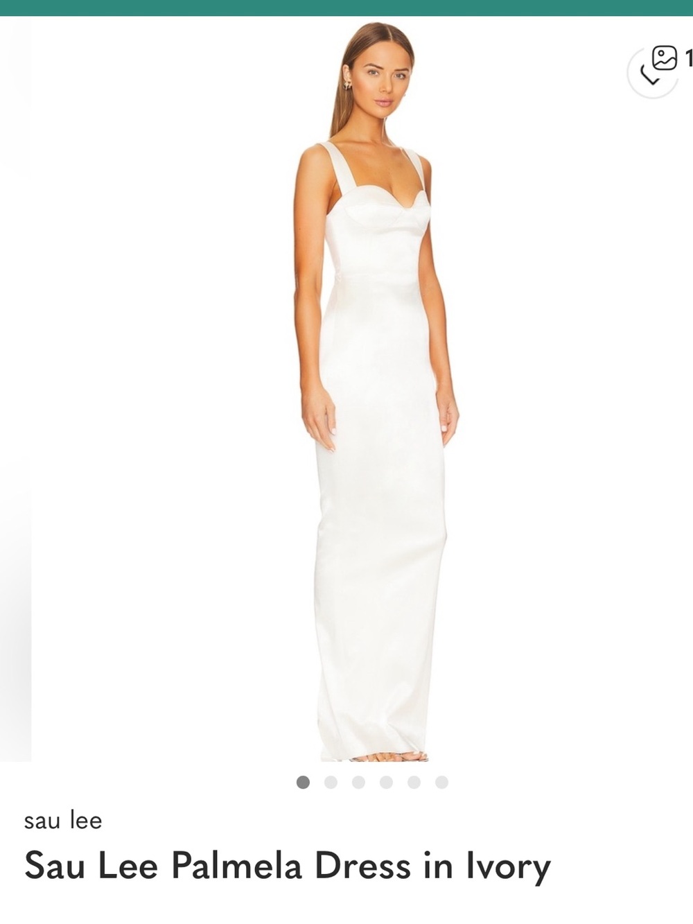 Sau Lee Palmela Ivory Wedding Dress